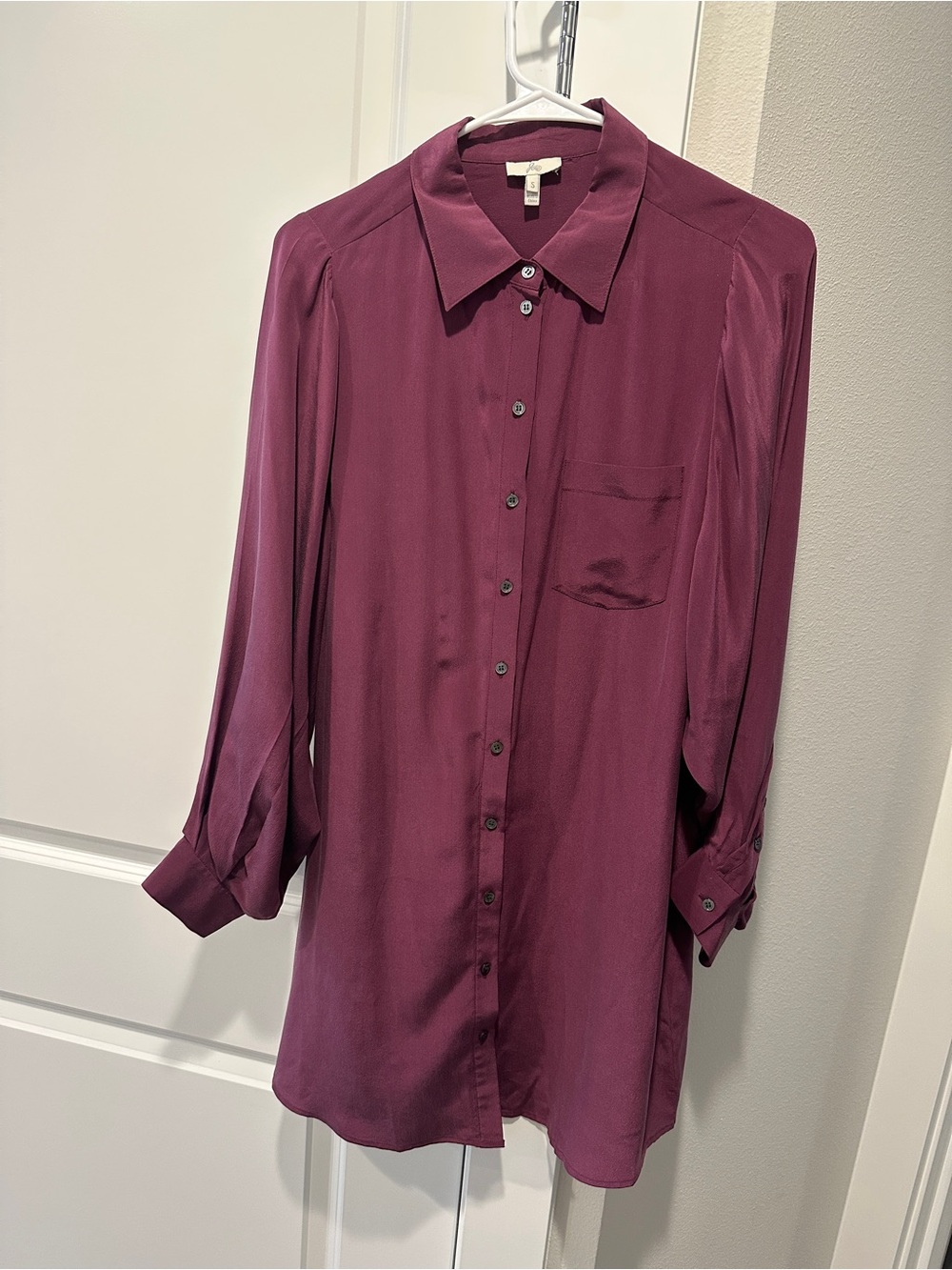 Joie Women’s Oversized 100% Silk Shirt Blouse